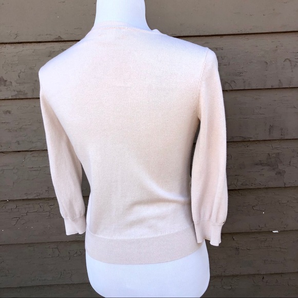 The Limited cream cardigan w/ gold embellishments! - Picture 4 of 5